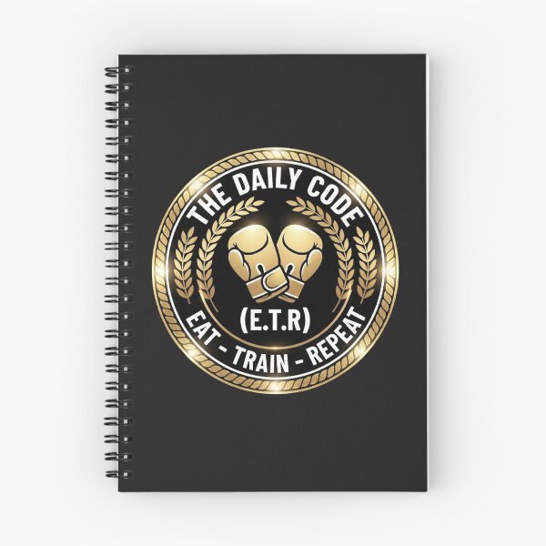 Item preview, Eat Train Repeat Boxing Badge designed and sold by anidiots-studio.