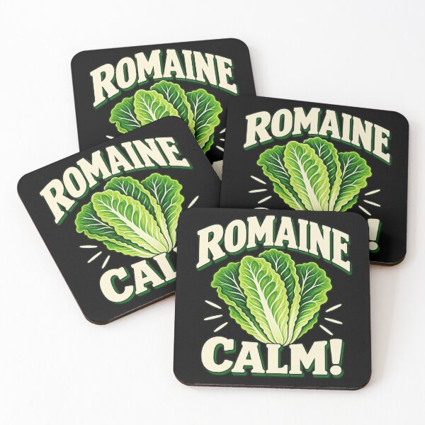 Item preview, Romaine Calm Funny Chef Restaurant Kitchen Salad Joke Tee T-Shirt – Funny Chef Gift, Salad Humor Graphic Tee designed and sold by Trendably.