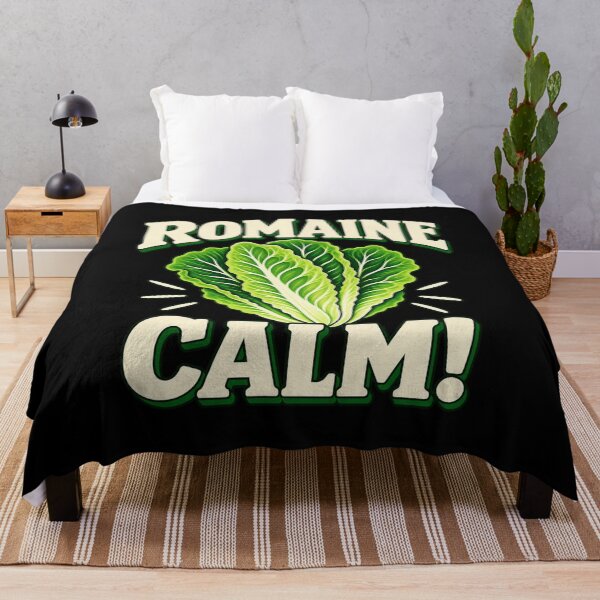Item preview, Romaine Calm Funny Chef Restaurant Kitchen Salad Joke Tee T-Shirt – Funny Chef Gift, Salad Humor Graphic Tee designed and sold by Trendably.