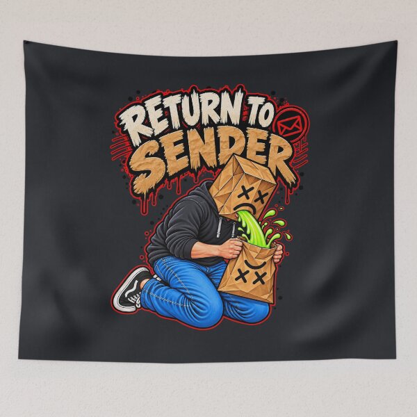 Item preview, Return to Sender – Paper Bag Head Humor designed and sold by RockyMemes.