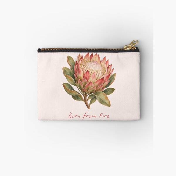 Item preview, Born from Fire King Protea Watercolor designed and sold by mycute-stickers.
