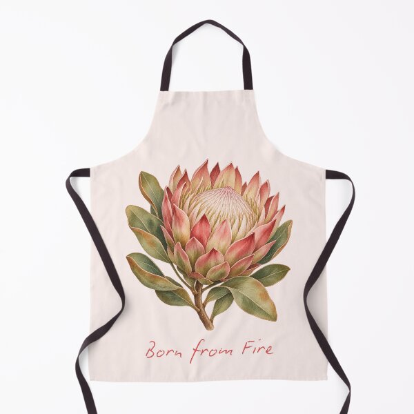 Aperçu de l'œuvre Né du roi du feu Protea Aquarelle créée et vendue par mycute-stickers.