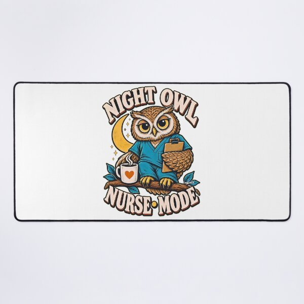 Item preview, Night Shift Nurse Night Owl Nurse Mode designed and sold by EvergreenPark - Tee Studio.