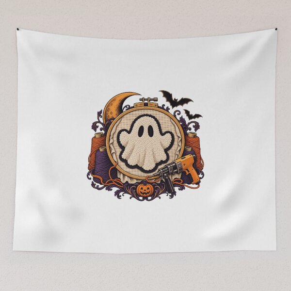 Item preview, Ornate Ghost Rug Tufting Workshop designed and sold by UrbanCanvvas.