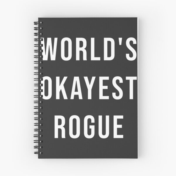 Item preview, World's Okayest Rogue Funny WoW Gaming Meme Design for Gamers and Fans designed and sold by iClassick92.