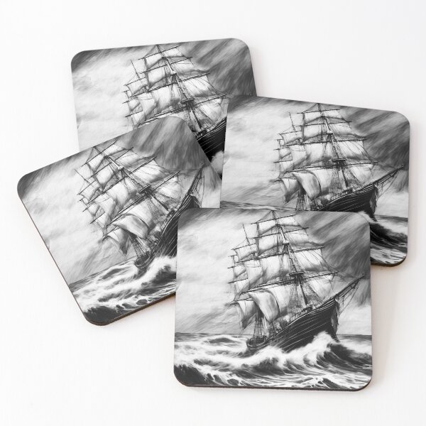 Item preview, Foundered in the storm designed and sold by Island Art Studios.