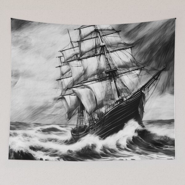 Item preview, Foundered in the storm designed and sold by Island Art Studios.