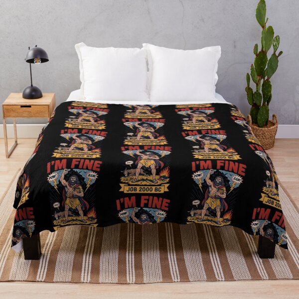 Item preview, I'm Fine Job 2000 BC Funny Bible Reference designed and sold by Redgiant87x.