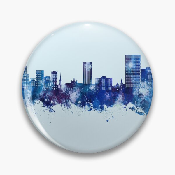 Item preview, Greenville South Carolina Skyline designed and sold by ArtPrints.