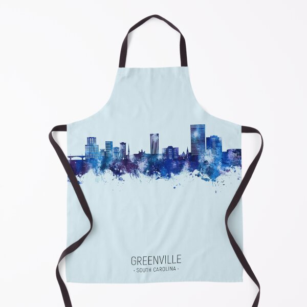 Item preview, Greenville South Carolina Skyline designed and sold by ArtPrints.