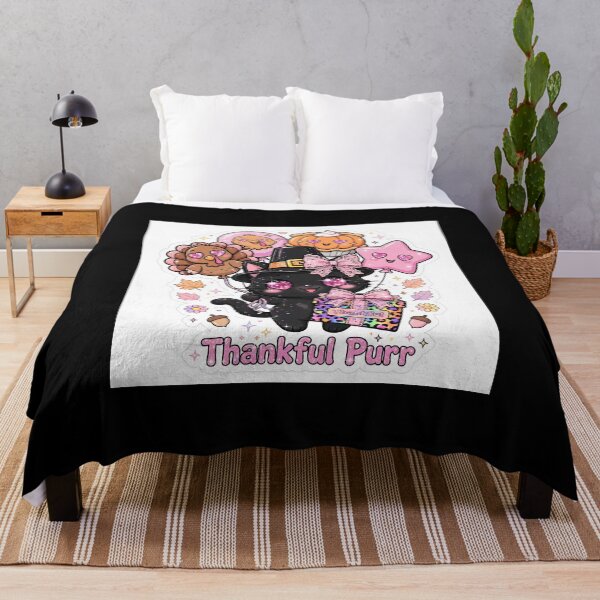Item preview, Thankful Purr Black Cat Thanksgiving Turkey Balloons Leopard Gift Kawaii designed and sold by HealingEraInk.