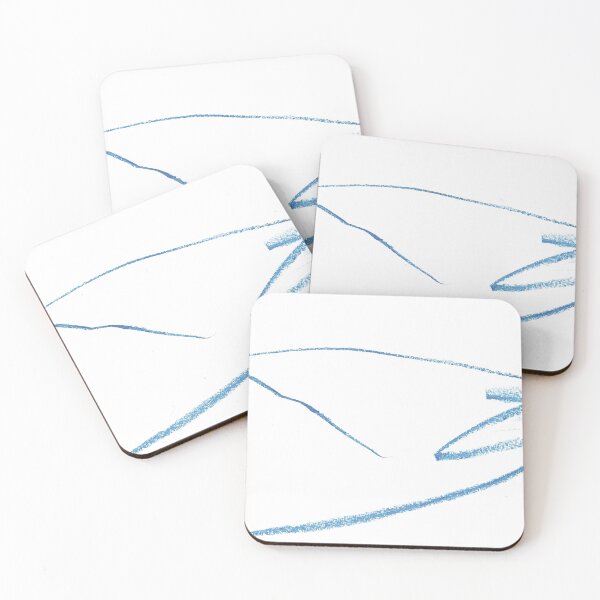 Item preview, Vessel I · Minimalist Line Drawing in Cobalt designed and sold by Maison Maru.