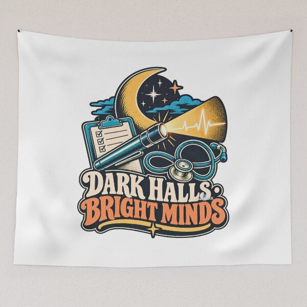Item preview, Dark Halls Bright Minds designed and sold by EvergreenPark - Tee Studio.