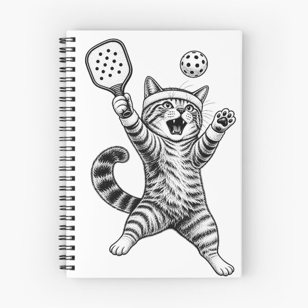 Item preview, Funny Pickleball Cat Vintage Paddle Ball Lover designed and sold by Morescitaf.