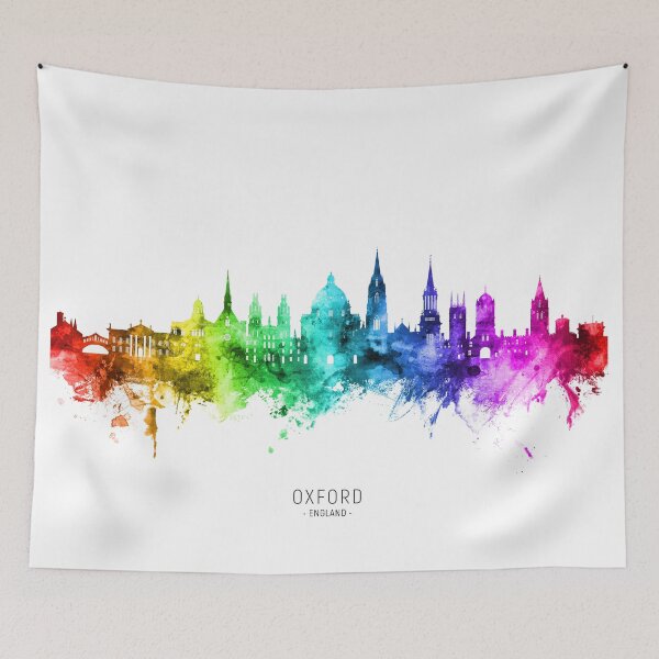 Item preview, Oxford England Skyline designed and sold by ArtPrints.