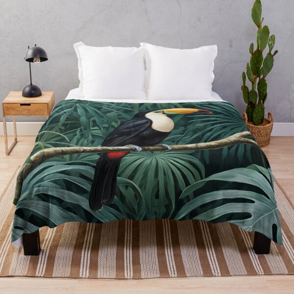 Item preview, Emerald Canopy Toucan in the Tropical Jungle designed and sold by TAMAJAD.