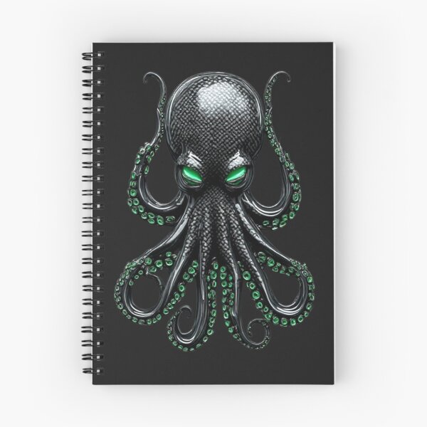 Item preview, Cybernetic Kraken - Emerald Carbon Biomechanical Octopus designed and sold by Shift-Bloom.