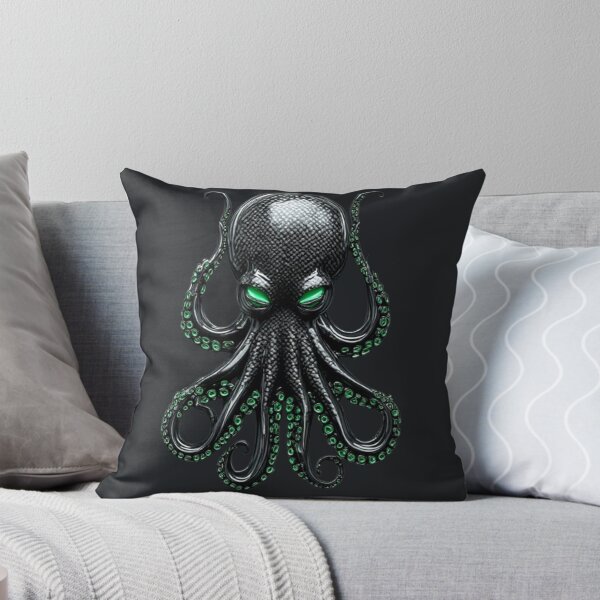 Item preview, Cybernetic Kraken - Emerald Carbon Biomechanical Octopus designed and sold by Shift-Bloom.