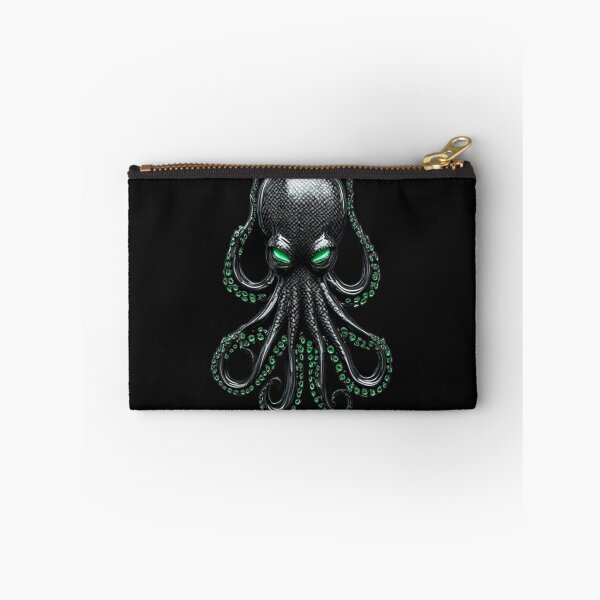 Item preview, Cybernetic Kraken - Emerald Carbon Biomechanical Octopus designed and sold by Shift-Bloom.