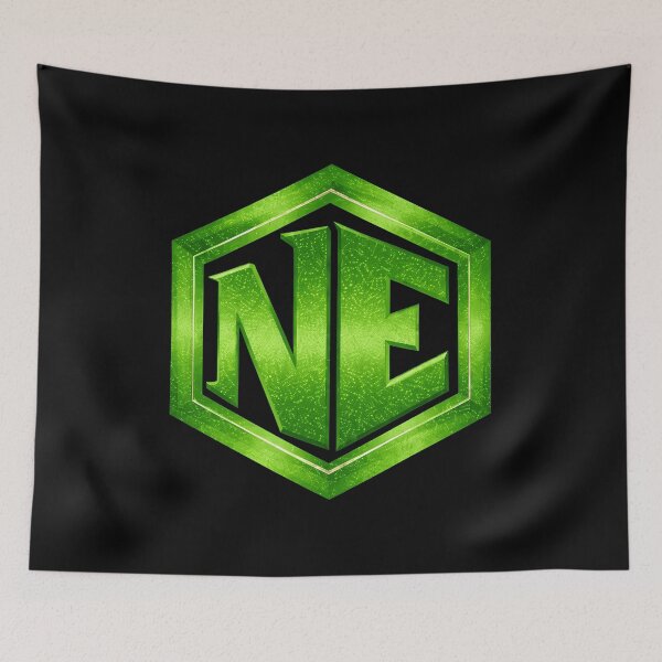 Item preview, Bold NE Green Hexagon Graphic designed and sold by KobyBill1998.