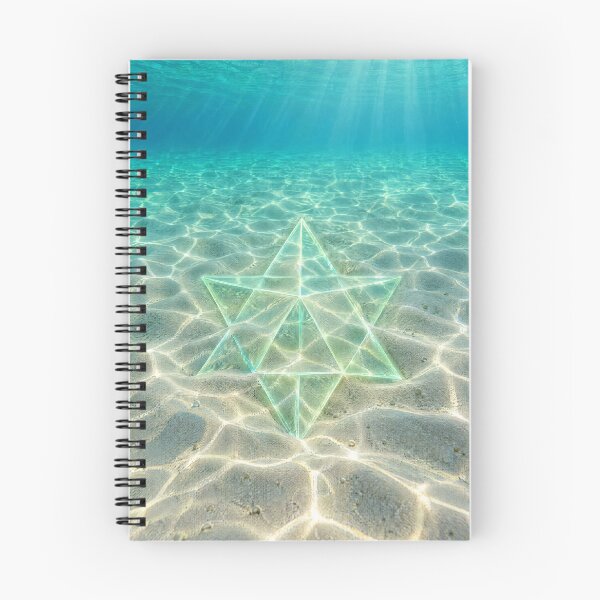Item preview, Glass Merkaba Star Sacred Geometry Shallow Tropical Lagoon designed and sold by monkeybusiness.pt.