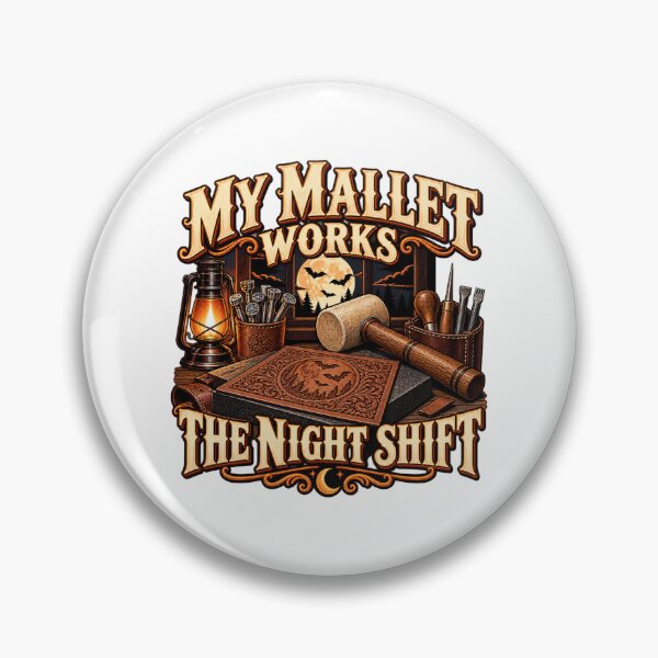 Item preview, Night Shift Leather Tooling Workshop designed and sold by UrbanCanvvas.