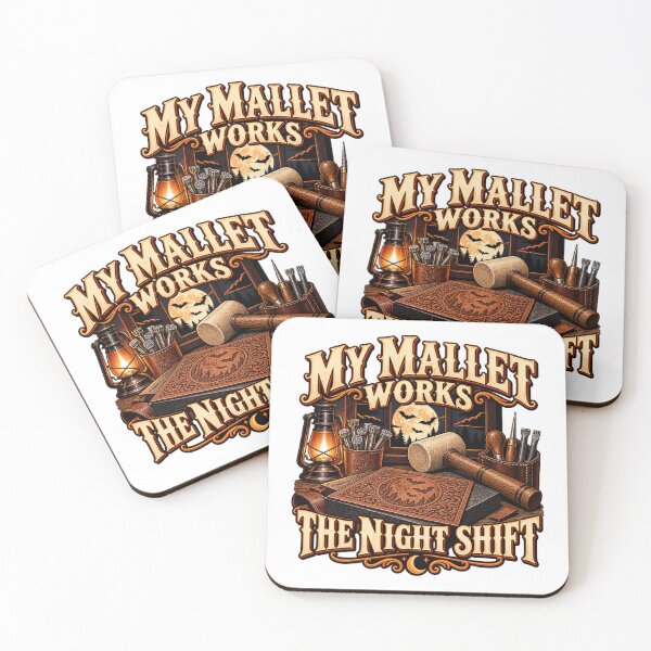 Item preview, Night Shift Leather Tooling Workshop designed and sold by UrbanCanvvas.