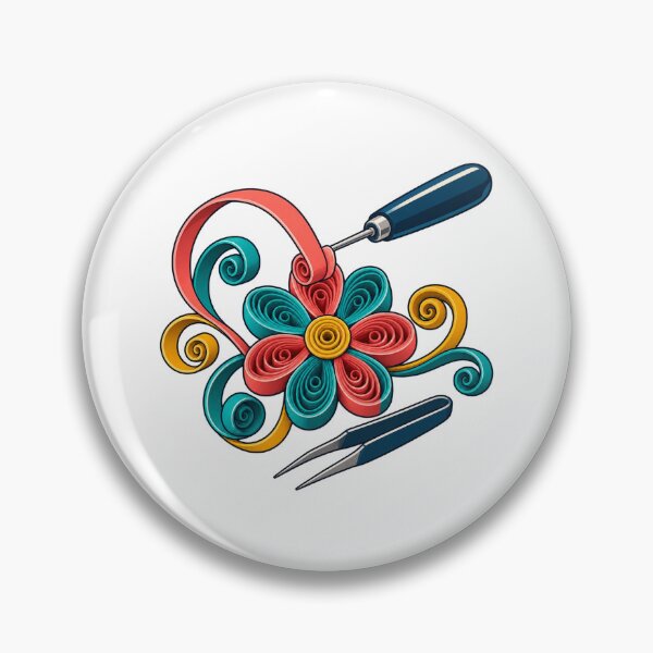 Item preview, Colorful Paper Quilling Flower Artist Gift designed and sold by UrbanCanvvas.