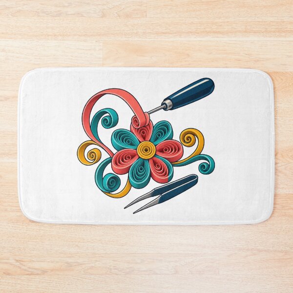 Item preview, Colorful Paper Quilling Flower Artist Gift designed and sold by UrbanCanvvas.