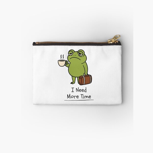 Item preview, I Need More Time Tired Frog Design designed and sold by FlareCraftStudio.