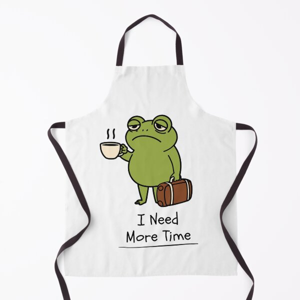Item preview, I Need More Time Tired Frog Design designed and sold by FlareCraftStudio.