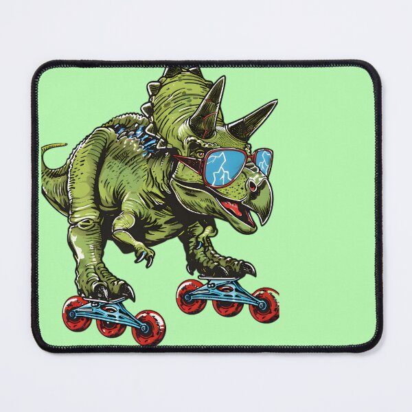 Item preview, Cool Roller Skating Triceratops Art designed and sold by Structure-Blue.