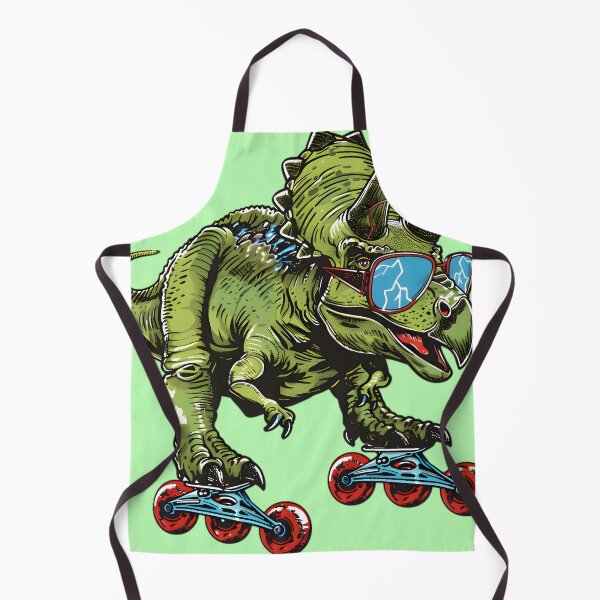 Item preview, Cool Roller Skating Triceratops Art designed and sold by Structure-Blue.
