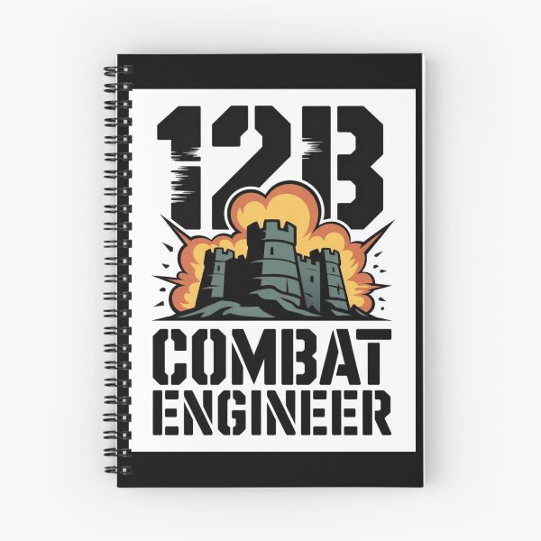 Item preview, 12B Combat Engineer — Exploding Castle Emblem U.S. Army Military Engineering Graphic designed and sold by GFamilyC.