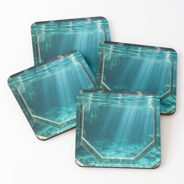 Item preview, Submerged Glass Sacred Geometry Octagon Mexican Cenote designed and sold by monkeybusiness.pt.