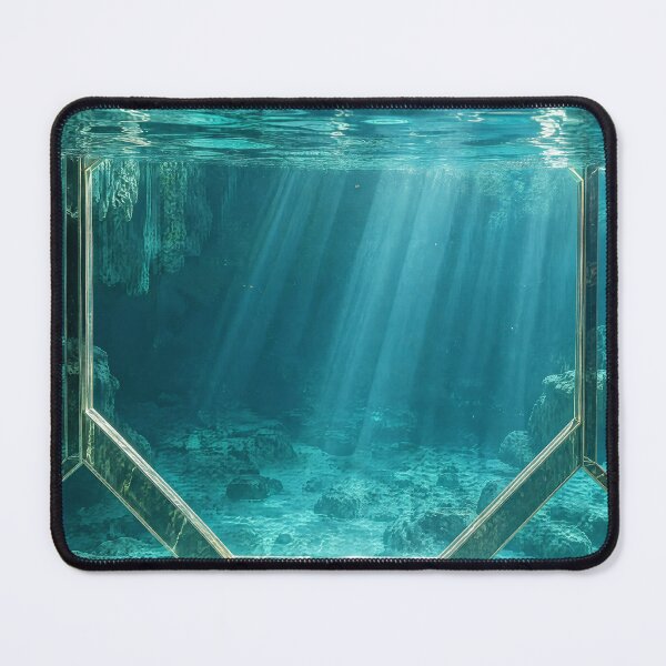 Item preview, Submerged Glass Sacred Geometry Octagon Mexican Cenote designed and sold by monkeybusiness.pt.