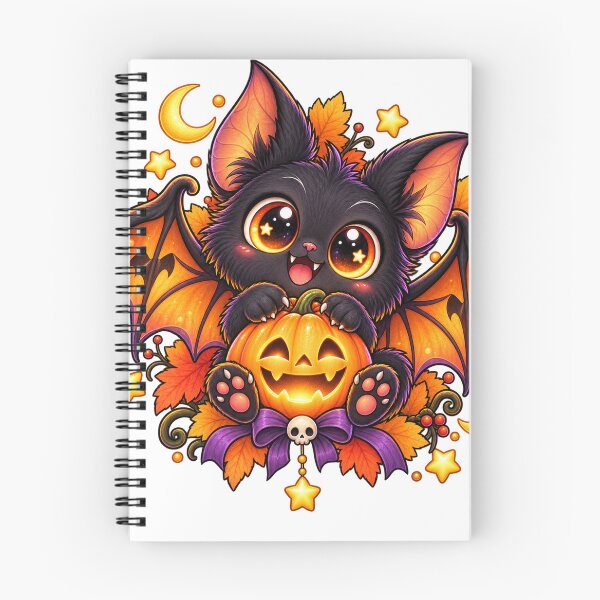 Item preview, Moonlit Pumpkin Bat designed and sold by Dark Energy.
