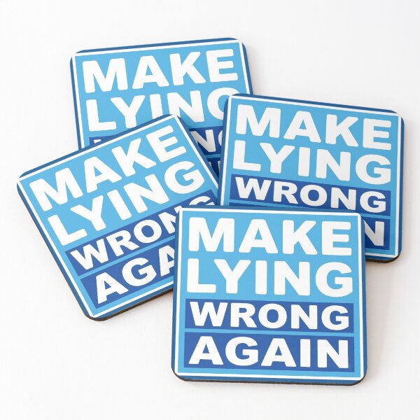Item preview, Make lying wrong again designed and sold by Lenock.