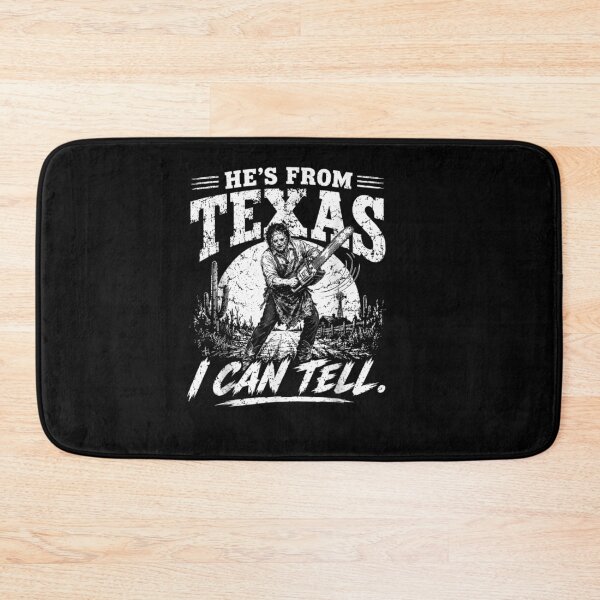 Item preview, Hes from Texas I Can Tell Chainsaw Horror Halloween designed and sold by Juansustait.