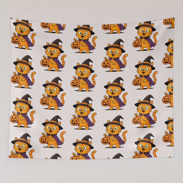 Item preview, Funny halloween cat spooky gifts designed and sold by erozzz.