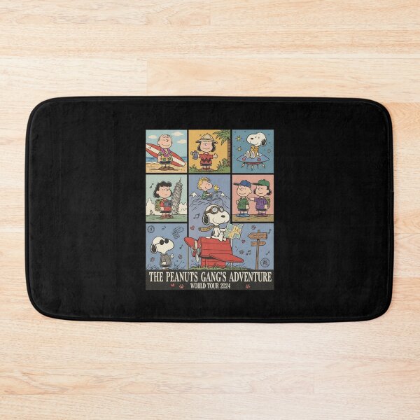Item preview, The Peanuts Gang's Adventure World Tour 2024 Travel Comic Panels designed and sold by Dravienart.