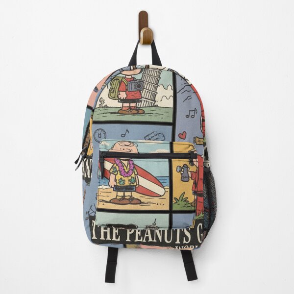 Item preview, The Peanuts Gang's Adventure World Tour 2024 Travel Comic Panels designed and sold by Dravienart.