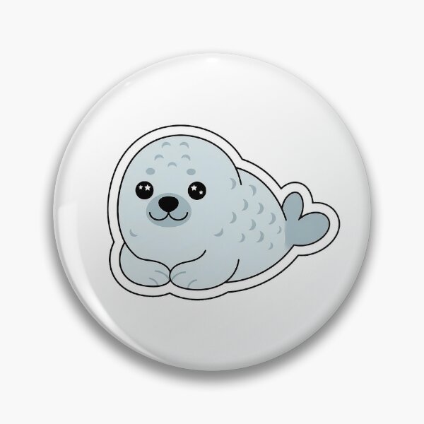 Item preview, Cute Little Seal - Kawaii Arctic Animal Sticker designed and sold by SimpleP.
