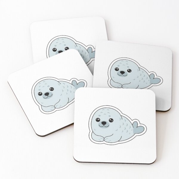 Item preview, Cute Little Seal - Kawaii Arctic Animal Sticker designed and sold by SimpleP.