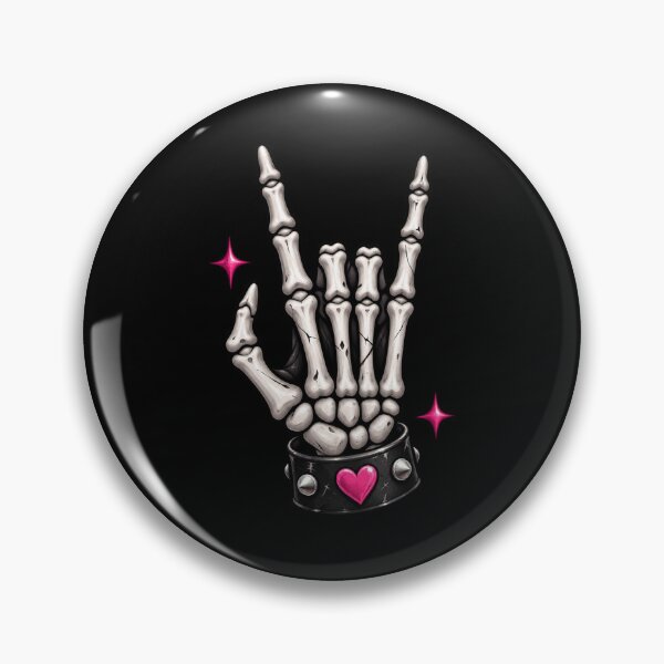 Item preview, Rock On Skeleton Hand  designed and sold by stickoala.
