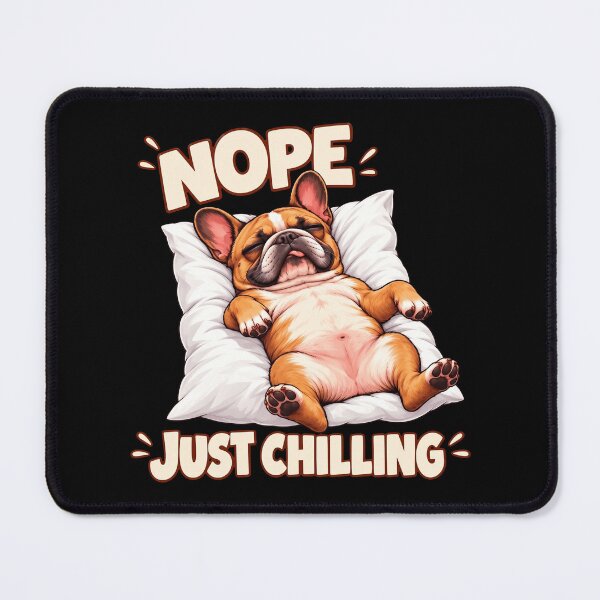 Item preview, Nope Just Chilling Cute Lazy French Bulldog Sleeping designed and sold by Vermanartist.