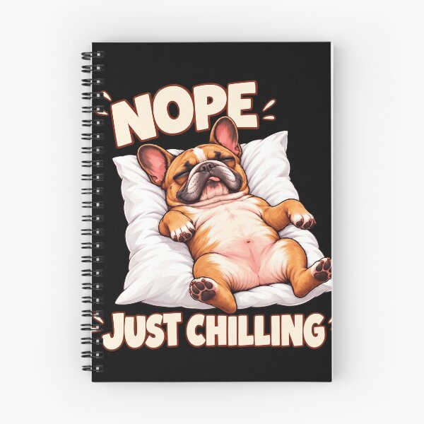 Item preview, Nope Just Chilling Cute Lazy French Bulldog Sleeping designed and sold by Vermanartist.