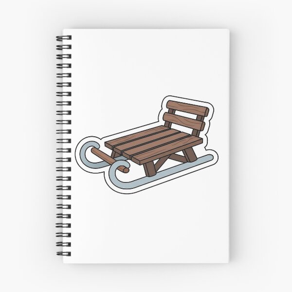 Item preview, Wooden Sled - Winter Snow Sleigh Sticker designed and sold by SimpleP.