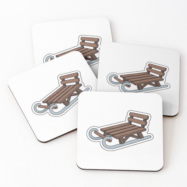 Item preview, Wooden Sled - Winter Snow Sleigh Sticker designed and sold by SimpleP.