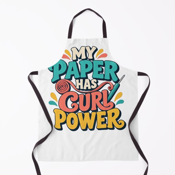 Item preview, My Paper Has Curl Power Quilling Pun designed and sold by UrbanCanvvas.